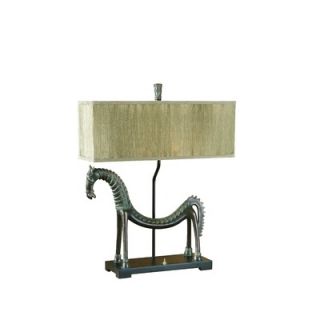 Uttermost Tamil Horse Table Lamp in Olive Bronze