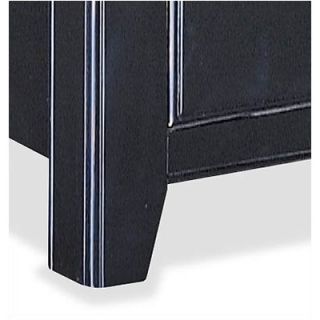kathy ireland Home by Martin Furniture Tribeca Loft Black Lateral File