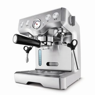 La Pavoni Bar Star Series Commercial 4 Group Espresso Machine in Red
