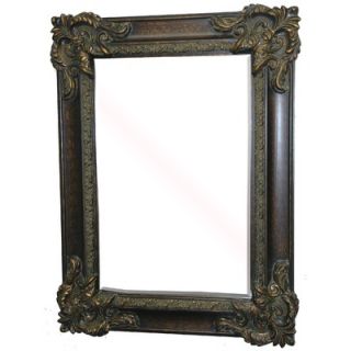 Imagination Mirrors Sir Gawain Decorative Framed Mirror in Walnut Gold