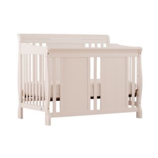 Storkcraft Verona Fixed Side Convertible Crib in White   04587 481