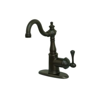 Elements of Design Single Hole Bar Faucet with Single Lever Handle