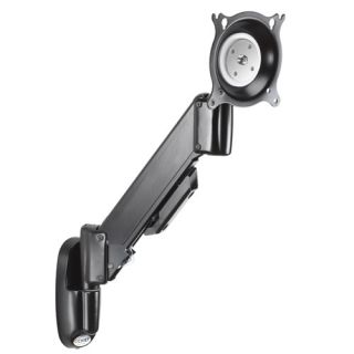Height Adjustable Single Arm Wall Monitor Mount for 10   30 Screens