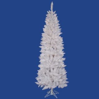 Vickerman Crystal White Spruce 7.5 Pencil Artificial Christmas Tree