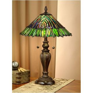  Style Dragonfly Double Lit Table Lamp with 240 Cabochons   CH18G275DT
