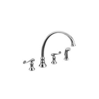 Revival Two Handle Widespread Kitchen Sink Faucet with 11 13/16 Spout