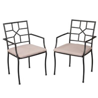 Home Styles Cambria Dining Arm Chairs with Cushions (Set of 2)   88
