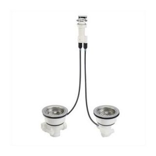 Kohler Duostrainer Dry Sink Strainer with Dual Cable Drain   K 8816