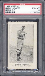 1921 22 w575 1 harry hooper psa 6 the highest graded example by psa