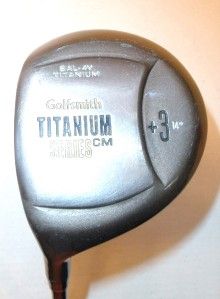 Golfsmith cm Titanium Golf 3 Wood 14 LH Graphite Reg