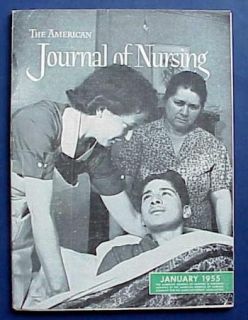 January 1955 American Journal of Nursing  Vintage Medical