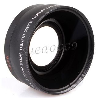 45X 58mm Wide Angle Lens for Canon 550D 400D 450D 500D 600D 1000D