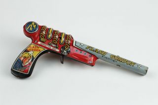 Vintage Marx Flash Gordon Arresting Ray Toy Tin Gun