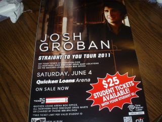 Josh Groban Concert Poster