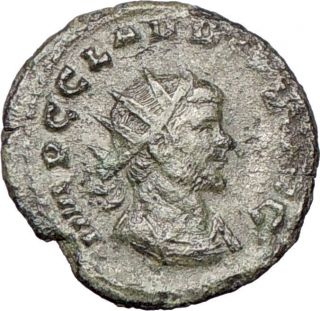 Claudius II Gothicus 268AD Ancient Authentic RARE Roman Coin Victory