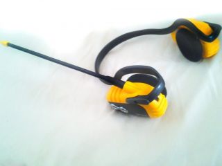 GPX Am FM Radio Headphone Yellow Model AHP3610