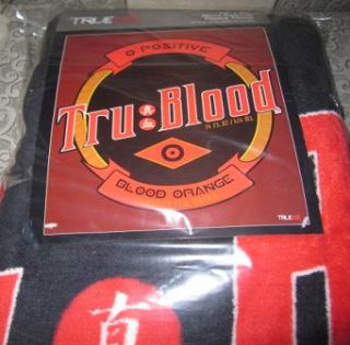  Season True Tru Blood Beverage Gift Plush Fleece Blanket Vampire HBO