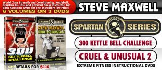 Steve Maxwell   300 Kettlebell Challenge DVD Instructional Series