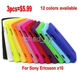 Hard Stylish Jelly Candy Mesh Cover Case for Sony Ericsson Xperia x10