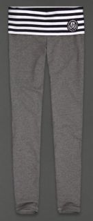 Abercrombie Fitch Womens Pants A F Yoga Leggings Perfect Butt Grey XS