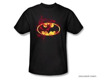 Licensed Batman Logo The Joker Graffiti Shirt s 3XL