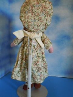 16 Knickerbocker Heather Cloth Rag Doll All Original from Holly