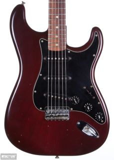 1979 Fender Hardtail Stratocaster Transparent Wine Red Original RARE