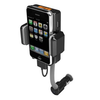 3in1 Handsfree Car Kit for iPhone & iPod   FM Transmitter Mount Car