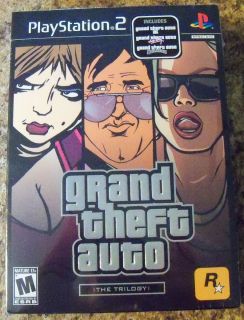 NIP PLAYSTATION 2 GRAND THEFT AUTO TRILOGY 3 GAME SET Sony PlayStation