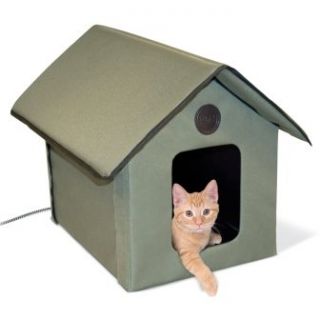 Outdoor Kitty Cat Kitten Dog Puppy Heated Warm House Back Yard Pet