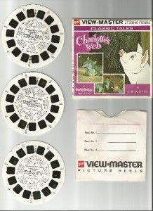 Charlottes Web B321 View Master Packet 100 Original 3 Reel Set