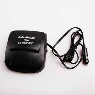   Car Auto Vehicle Portable Heater Heating Cooling Fan Defroster Black
