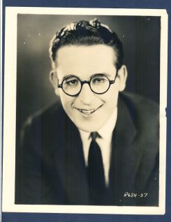 Early Harold Lloyd Portrait Silent Era Comedian Very Good Condition
