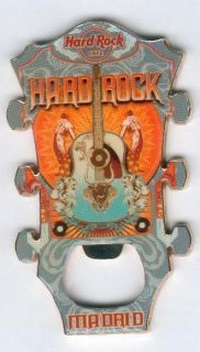 Hard Rock Cafe Madrid City Bottle Opener Magnet Europe