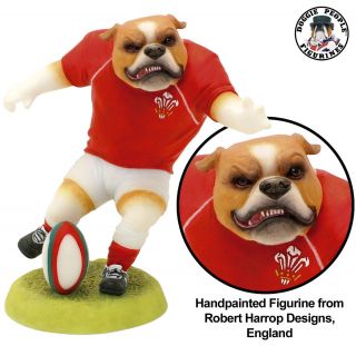   Player Wales Welsh Robert Harrop Doggie People Dog Figurine DP204W