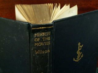 1922 MERTON OF THE MOVIES Harry Leon Wilson FIRST ED. Leather Trade