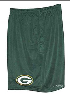 Green Bay Packers NFL Team Apparel Licensed Mesh Shorts