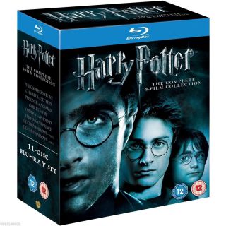  Potter Complete 8 Film Collection Special 11 Disc BLU RAY DVD Box Set