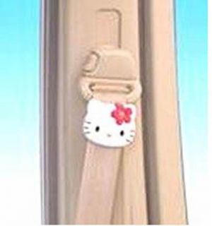  Genuine Sanrio 2pc Hello Kitty Car Auto Seat Safety Belt Stopper Clip
