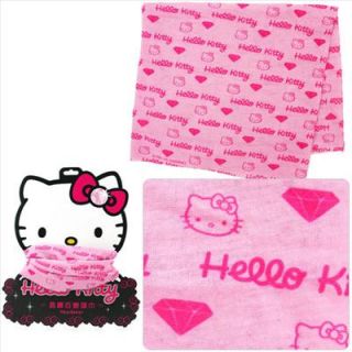 hello kitty soft bike hiking bandana head scarf pink