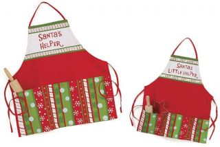 Burton Santas Little Helper Child Adult Christmas Kitchen Apron
