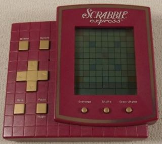 Hasbro SCRABBLE EXPRESS Electronic Handheld Game w/Instructions   Ex