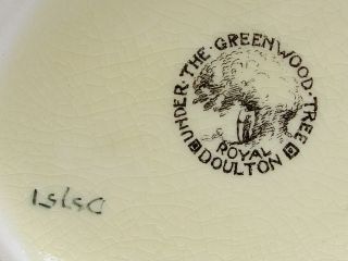 Royal Doulton Under The Greenwood Tree Life In Sherwood Forest Sugar