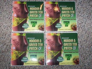 HOODIA GORDONII GREEN TEA WEIGHT LOSS PATCH 120 POTENT PATCHES 4 MONTH