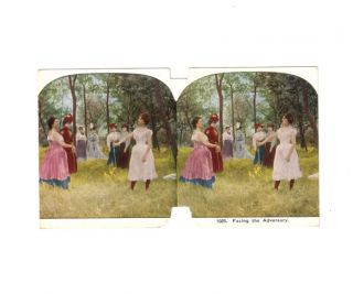 Antique Whiting Sculptoscope Penny Stereoview Card 7