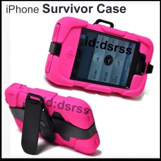 New Griffin Survivor Military Case with Belt Clip for Apple iPhone 4