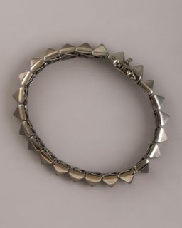 Eddie Borgo Pyramid Bracelet, Gunmetal   