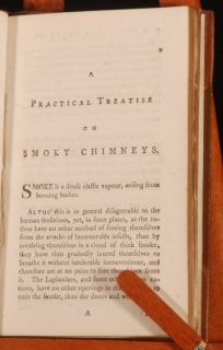 1783 Practical Treatise on Chimneys by James Anderson