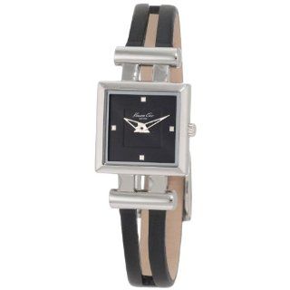 Kenneth Cole New York Womens KC2414 NY Trend Black Leather Watch