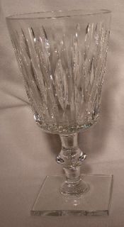 Hawkes Crystal Mallory Water Goblet Square Stem 7332